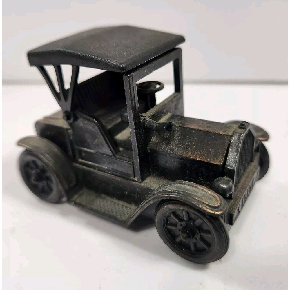 Vtg Die Cast Metal 1917 Model T Pencil Sharpener Antique Finished Bronze Car